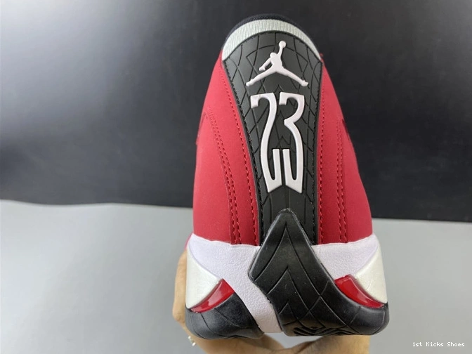 1st Kicks GYM JORDAN RED TORO AIR 14 RETRO 487471-006 0731